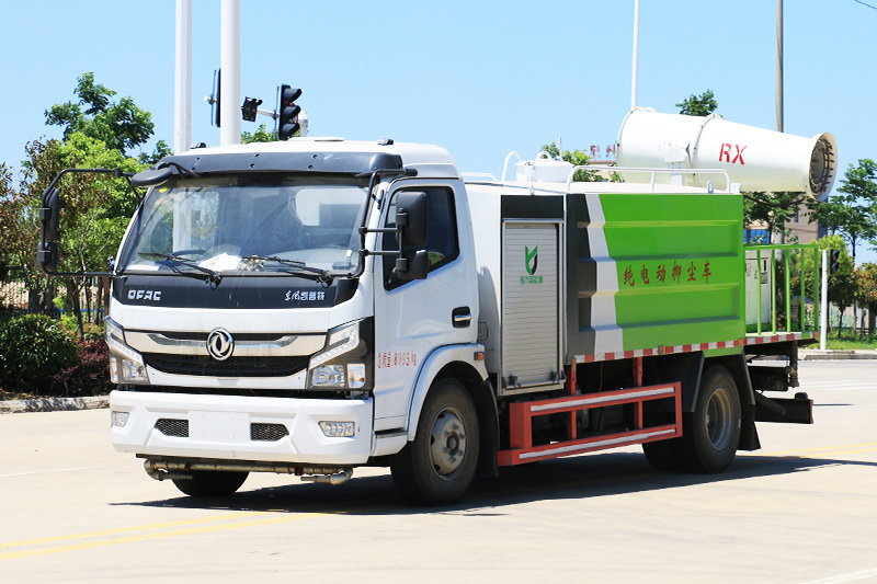 All-Electric Multi-Function Dust Suppression Truck (Square Tank) 6.5 cubic meters (Mist Cannon Range: 30–40 meters)