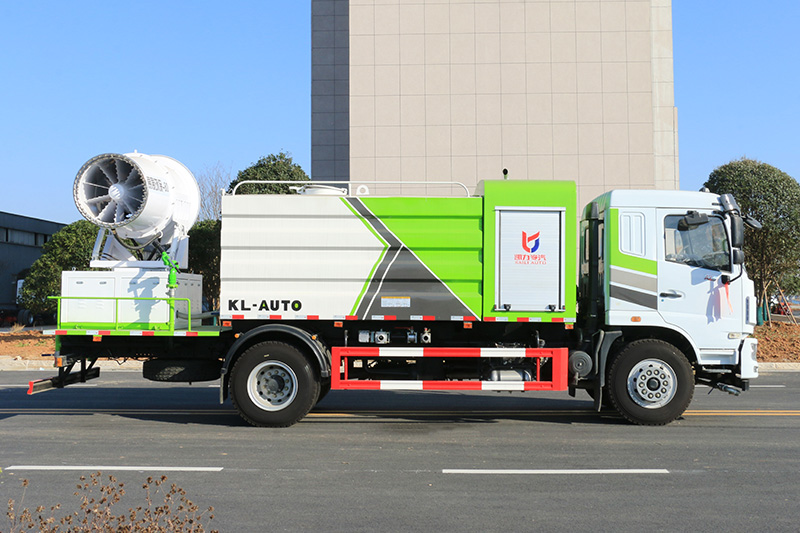 Dongfeng Huasheng KL5 Dust Suppression Truck (Square Tank) 11.5 cubic meters (Mist Cannon 30–100 meters)
