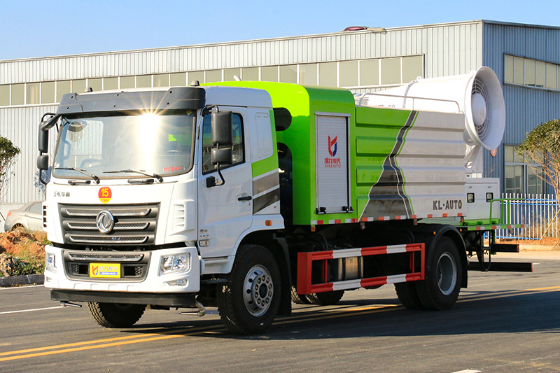 Dongfeng Huasheng KL5 Dust Suppression Truck (Square Tank) 11.5 cubic meters (Mist Cannon 30–100 meters)