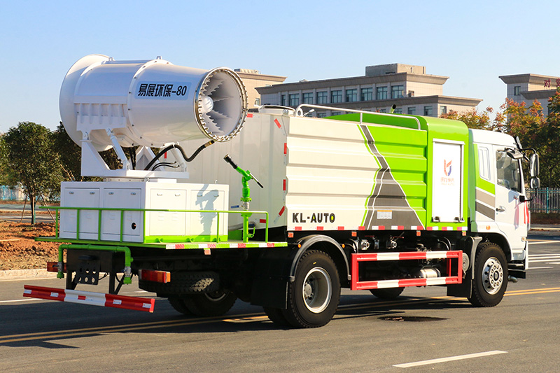 Dongfeng Huasheng KL5 Dust Suppression Truck (Square Tank) 11.5 cubic meters (Mist Cannon 30–100 meters)
