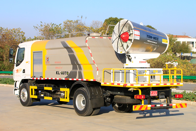 Liuzhou Automobile M3 Single-Axle Dust Suppression Truck (Wedge-Shaped Tank) (Mist Cannon Range: 60–100 Meters) 12.5 Cubic Meters
