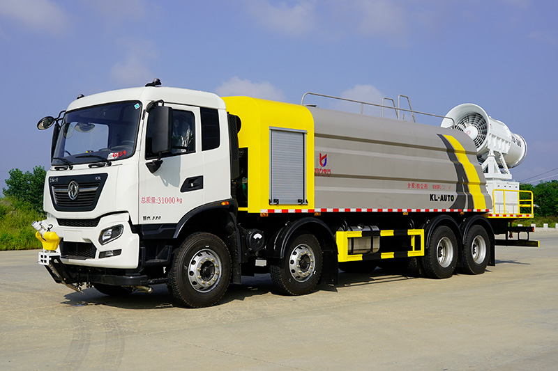 Dongfeng Tianjin 4x2 Dust Suppression Truck (Wedge-shaped Tank) (Mist Cannon 80–120 m) 22 cubic meters