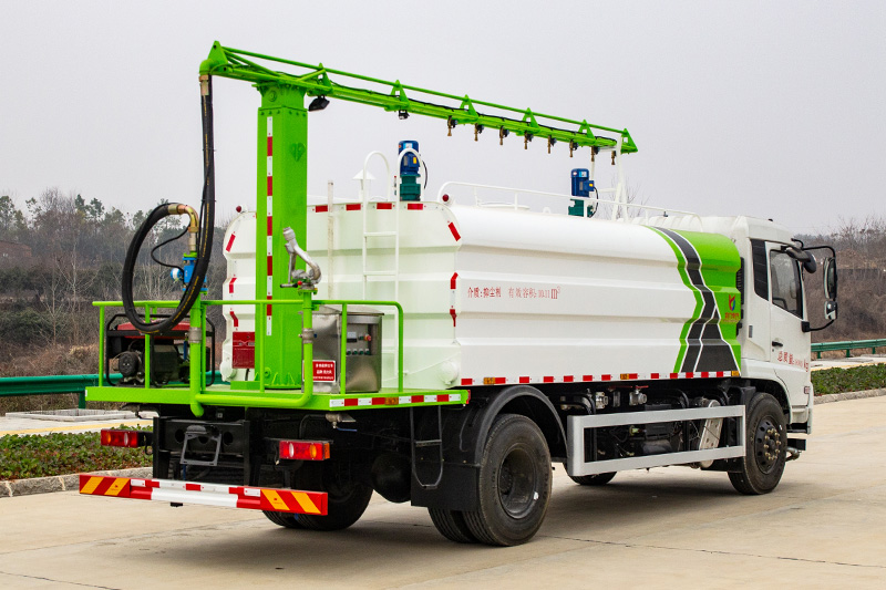 Dongfeng Tianjin Railway Dust Suppression Truck, 14 cubic meters