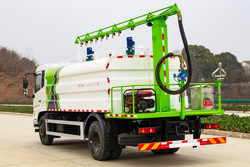 Dongfeng Tianjin Railway Dust Suppression Truck, 14 cubic meters