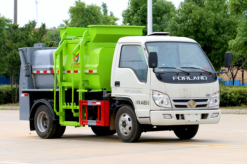 Foton Star 3 Light-Duty Truck: 3-Cubic-Meter Food Waste Collection Truck with Square Tank