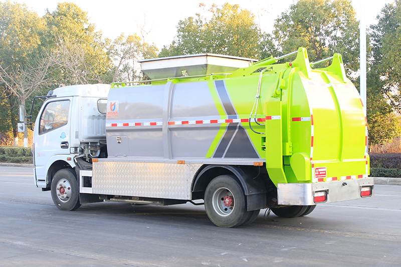 Capte All-Electric Food Waste Collection Truck, 8-cubic-meter Tank