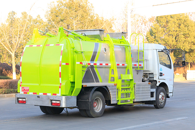 Capte All-Electric Food Waste Collection Truck, 8-cubic-meter Tank