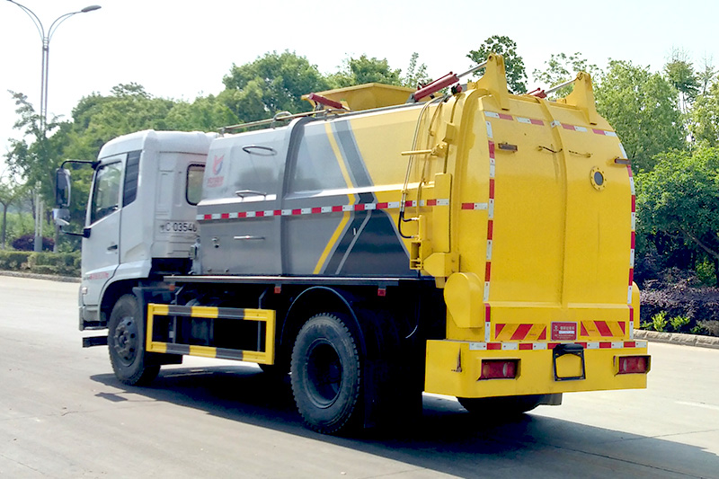 Dongfeng Tianjin Food Waste Collection Truck, 9.5-cubic-meter Tank
