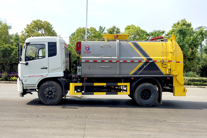 Dongfeng Tianjin Food Waste Collection Truck, 9.5-cubic-meter Tank