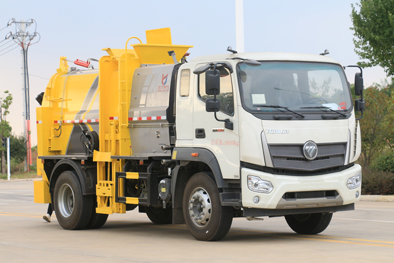 Foton ES7 Food Waste Collection Truck, 9-cubic-meter Tank