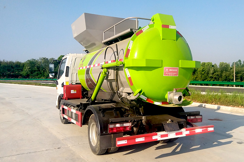 JAC Junling V3 Food Waste Collection Truck, 4.5 cubic meters – Round Tank