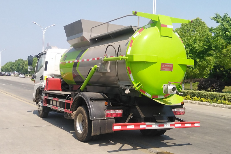 JAC Junling V7 Food Waste Collection Truck, 7 cubic meters – Round Tank