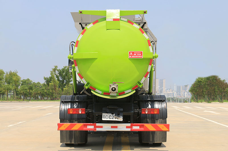 Dongfeng Huasheng KL5 Food Waste Collection Truck, 9 cubic meters – Round Tank