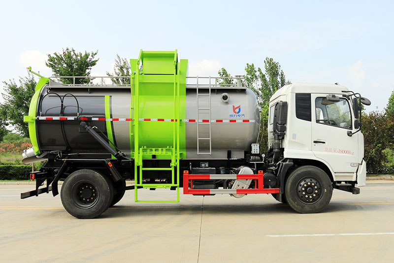 Dongfeng Tianjin Food Waste Collection Truck (4500) 9 cubic meters – Round Tank