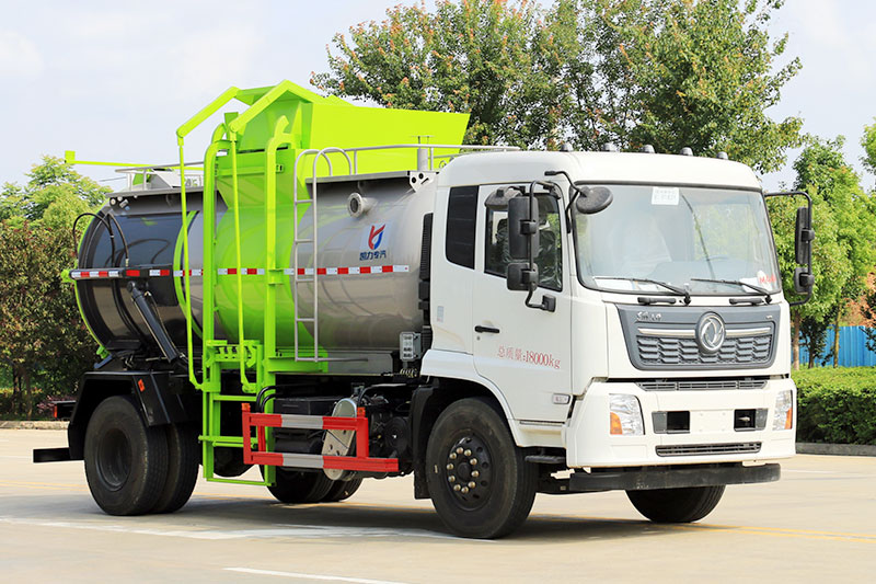 Dongfeng Tianjin Food Waste Collection Truck (4500) 9 cubic meters – Round Tank