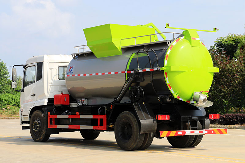 Dongfeng Tianjin Food Waste Collection Truck (4500) 9 cubic meters – Round Tank
