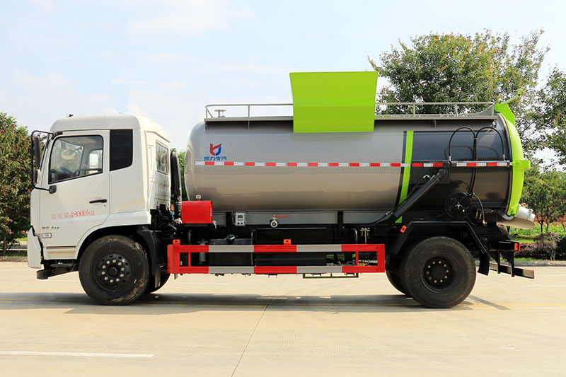 Dongfeng Tianjin Food Waste Collection Truck (4500) 9 cubic meters – Round Tank