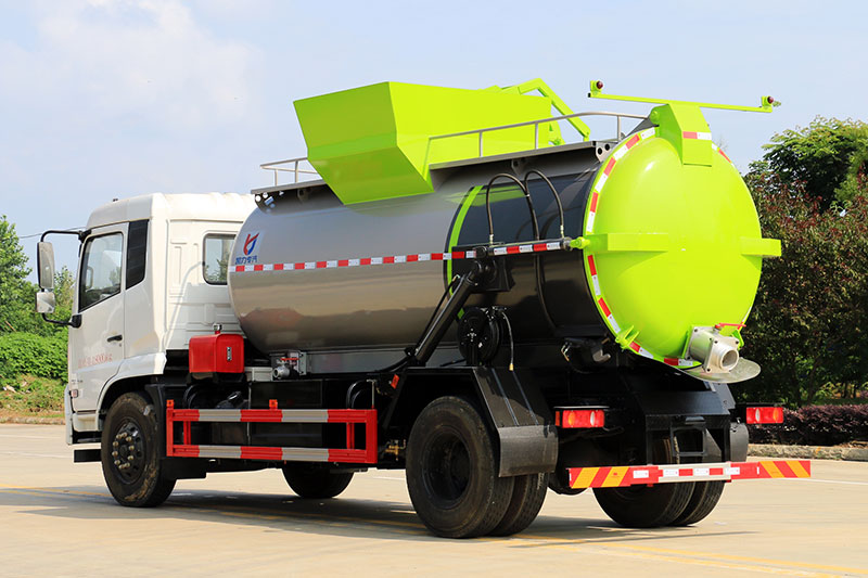 Dongfeng Tianjin 12-cubic-meter Food Waste Collection Truck (4700) 12 cubic meters, round tank