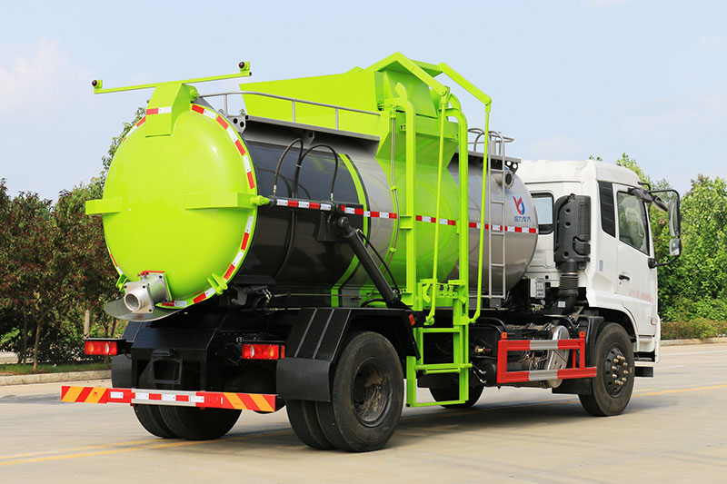 Dongfeng Tianjin 12-cubic-meter Food Waste Collection Truck (4700) 12 cubic meters, round tank