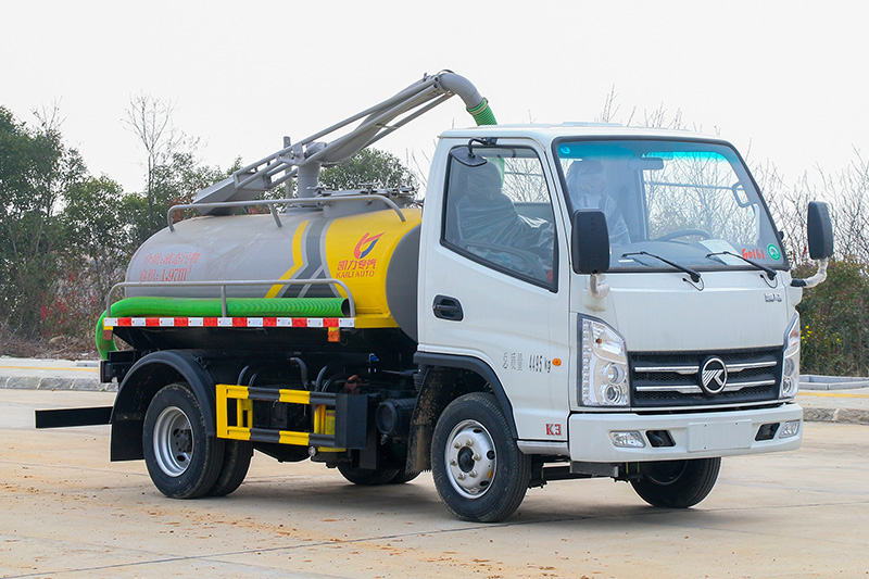 Kaima K3 Sewage Suction Truck, 2.3 cubic meters