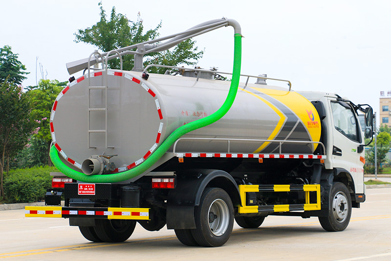 JAC Junling V7 Sewage Suction Truck, 10 cubic meters