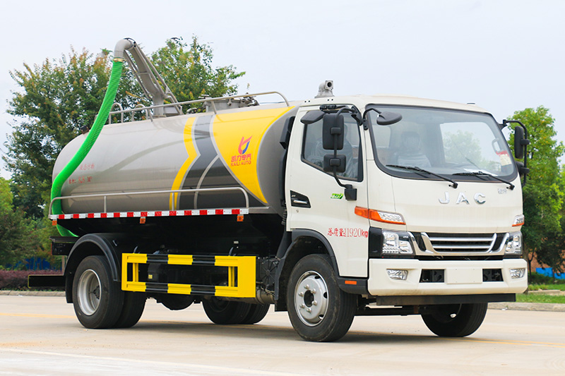 JAC Junling V7 Sewage Suction Truck, 10 cubic meters