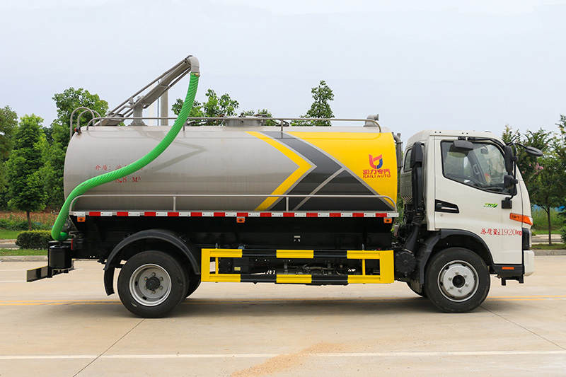 JAC Junling V7 Sewage Suction Truck, 10 cubic meters