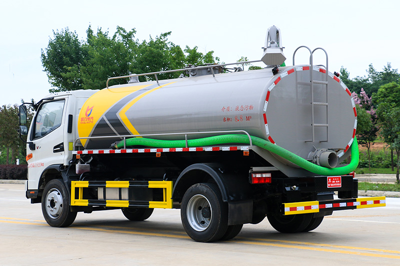 JAC Junling V7 Sewage Suction Truck, 10 cubic meters