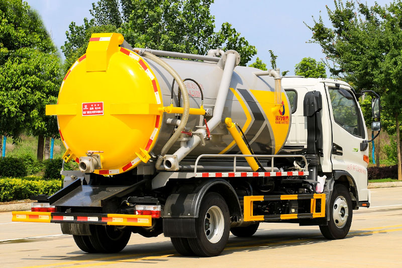 JAC Junling V3 Vacuum Truck, 4.6 cubic meters