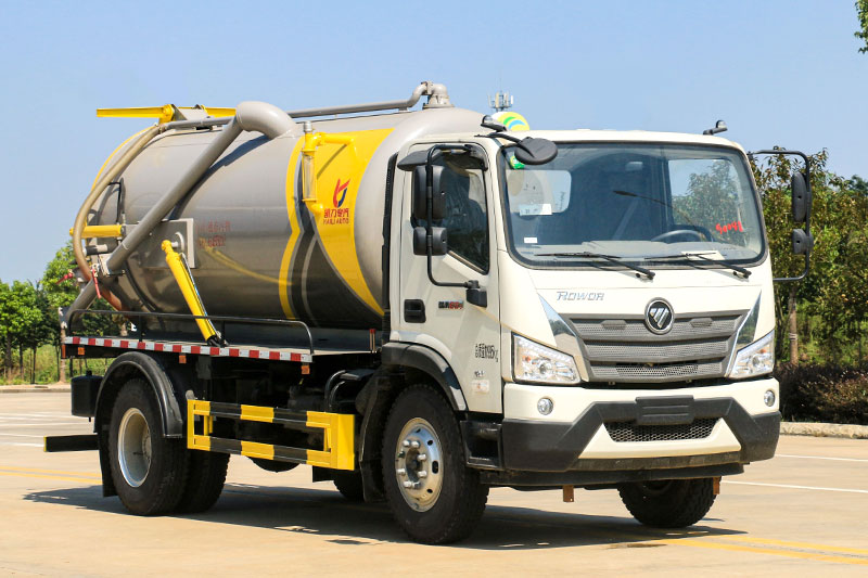 Foton Ruivo ES3 Vacuum Truck, 7.7 cubic meters