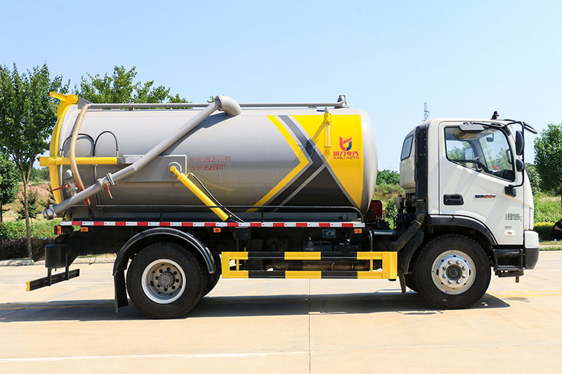 Foton Ruivo ES3 Vacuum Truck, 7.7 cubic meters