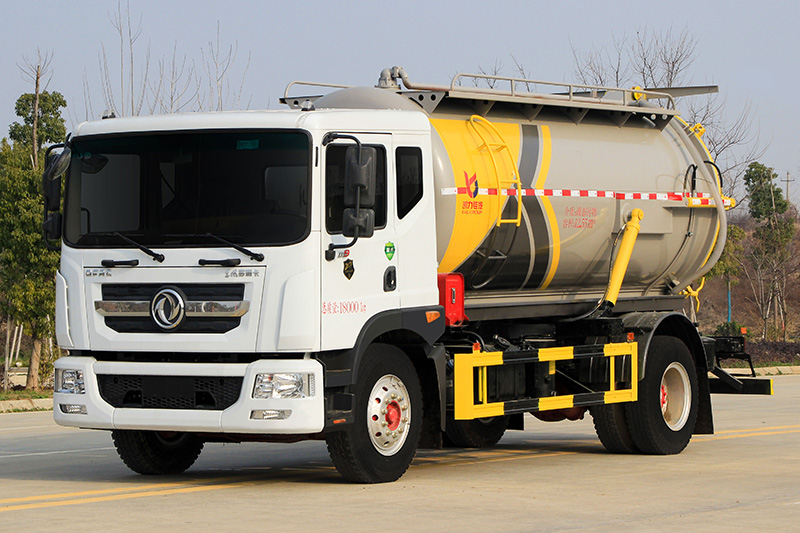 Dongfeng D9 Vacuum Truck, 12 cubic meters