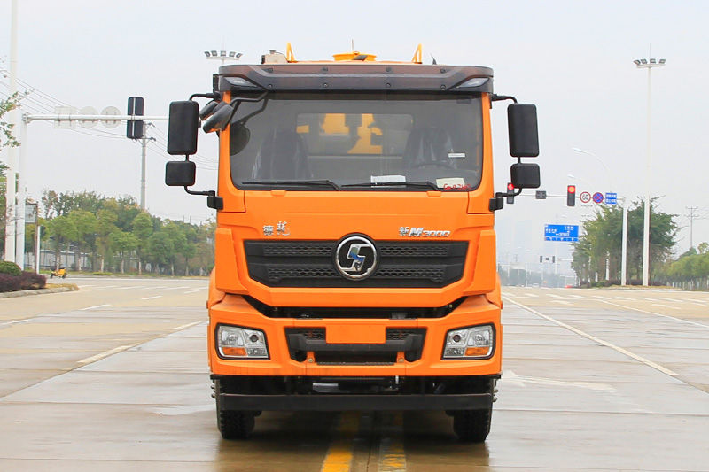Shaanxi Automobile Delong Rear Twin-Axle Wastewater Suction Truck (Integrated Tank) 21 cubic meters