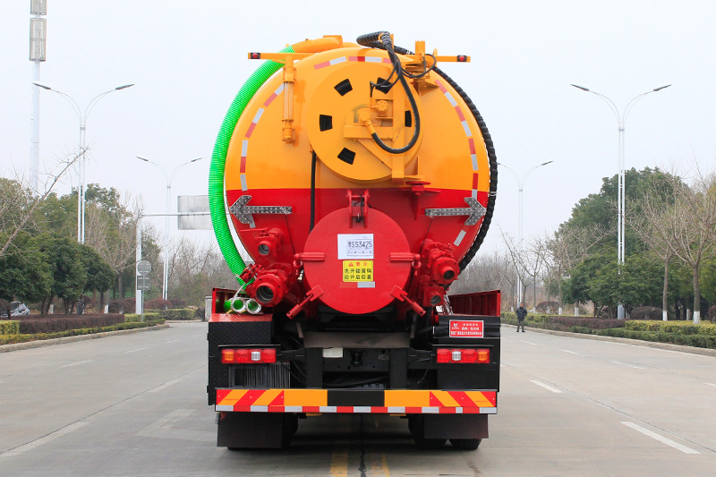 Shaanxi Automobile Delong 4x2/8x2 Wastewater Suction Truck (Integrated Tank) 32 cubic meters