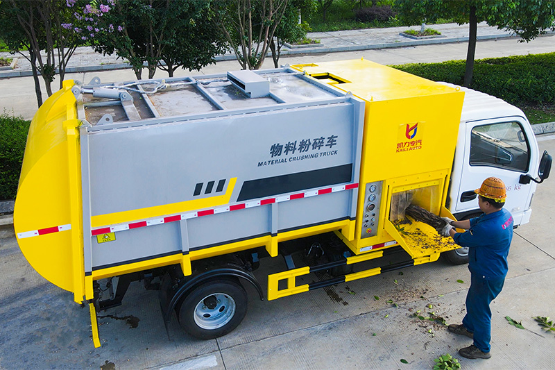Kailifeng - Material Shredding Truck (8–10 cubic meters)