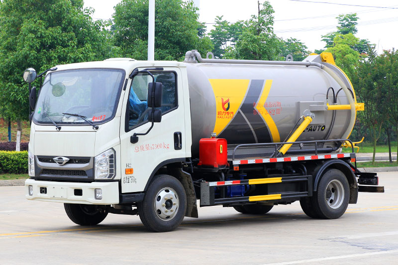 Foton Times Linghang H2 Vacuum Truck, 5 cubic meters